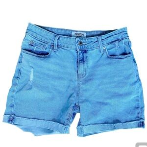 Denizen Levi Lightwash Denim Jean Shorts Mid Rise Womens Size 4